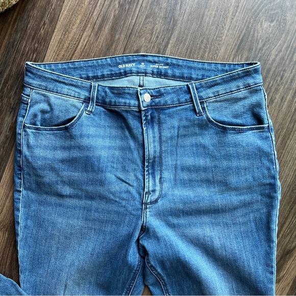 Old Navy High Rise Super Skinny Jeans Size 16 Short - Picture 3 of 6